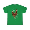 thumbnail image 2 of Chicken Christmas Santa Hat Lights Merry Xmas Tshirt, 2 of 3