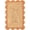 Natural and Terracotta, variant on Sivi 2 x 3 Feet Handmade Scallop Braided Jute Rug - Natural Jute Area Rug