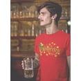 thumbnail image 2 of Bavarian Hat Autumn Leaves T-Shirt Men -Image by Shutterstock, Male 4X-Large, 2 of 4