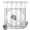 Gray, Slate, Pearl, Silver, variant on No Hook Shower Curtain, Field Mouse Shower Curtains for Bathroom with See Through Top Window, Modern Grey Plaid Farmhouse Animals Waterproof & Washable Bath Curtain 60"x72"