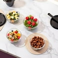 thumbnail image 5 of Small Round Glass Food Containers with lids, 12oz Round Food Storage Containers with Lid, 1.5 Cup Small Glass Food Containers with Lid BPA-Free, Microwave, Dishwasher, Freezer Safe (4 Pack), 5 of 5