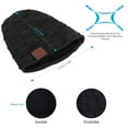 thumbnail image 3 of Upgraded Unisex Knit Bluetooth Beanie Hat Headphones V4.2 Unique Christmas Tech Gifts for Men/Dad/Women/Mom/Teen Boys/Girls Stocking Stuffer w/Built-in Stereo Speakers (Red), 3 of 7