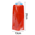 thumbnail image 2 of Bouteille d'Eau Pliable de Sport Extérieure 700 ml, Sans BPA, Réutilisable, Étanche, Bouteille d'Eau Potable Pliable Portable pour le Camping, les Sports Ou la Randonnée, 2 of 5