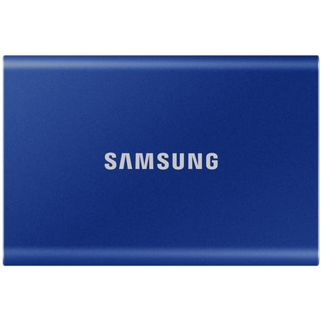 SAMSUNG T7 Portable SSD 2TB - Up to 1050 MB/s - USB 3.2 Gen 2 External Solid State Drive, Blue (MU-PC2T0H/AM)