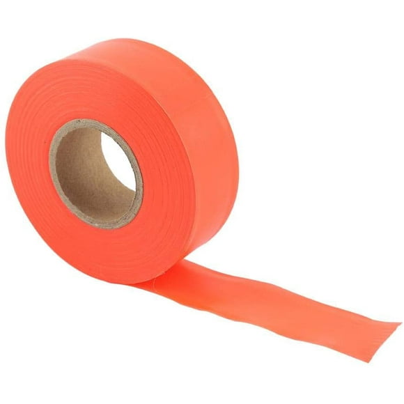 Marking Ribbon High Visibility Camping Marking Ribbon Roll Track Ribbon Caution Tape Non-Adhesive Outdoor Garden Marker
