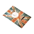 thumbnail image 3 of MKHERT vintage United Kingdom flag on brick Placemats Table Mats for Dining Room Kitchen Table Decoration 12x18 inch,Set of 6, 3 of 4