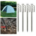 thumbnail image 3 of Tent Garden Stakes Heavy Duty, Pegs Rust Garden Edging Fence Hook, for Outdoor Camping, Patio Gardening, & Canopies 20cm, 3 of 10