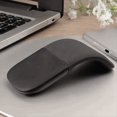 thumbnail image 2 of Ratón Inalámbrico Portátil con Bluetooth, Curvo, Táctil, Plegable, Ultrafino, Silencioso, Ergonómico, para PC, Portátiles, Color Negro, 2 of 8