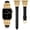 Black/Gold, variant on Compatible with Apple Watch Bands Women 38/40/41/42mm Dressy Slim Leather Strap with Celtic Knot Interlock Buckle Bracelet for iWatch Series 11 10 9 8 7 6 5 4 SE 3 2 1, Starlight/Rose Gold