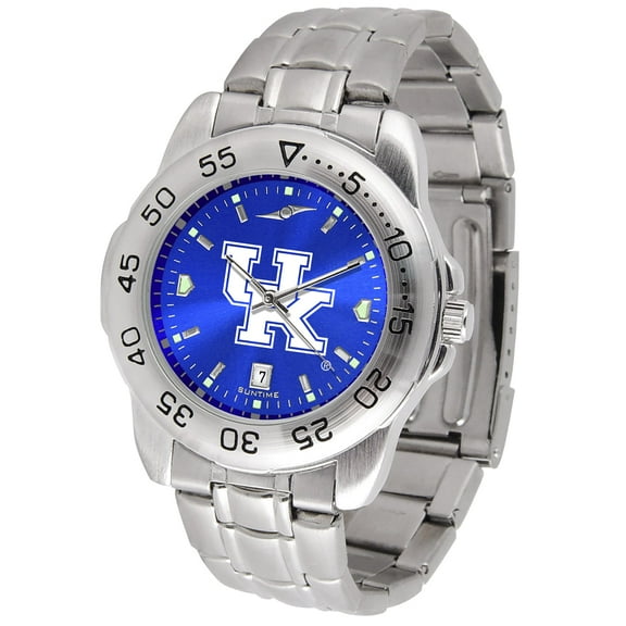 Royal Kentucky Wildcats Sport Steel AnoChrome Watch