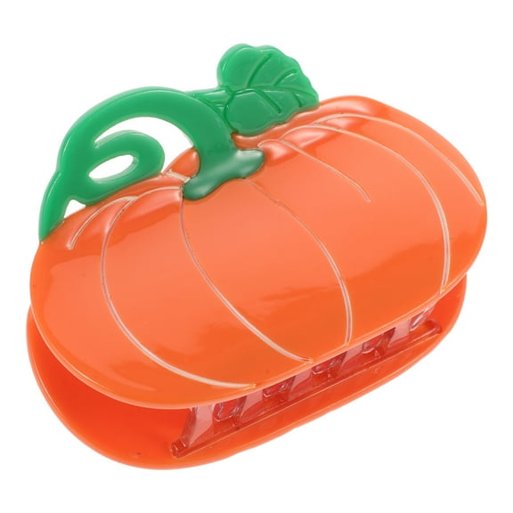 IFANLANDOR Versatile Hairstyle Accessory Pumpkin Hair Claw Clip Orange 1Set