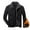 Black, variant on Men's Polar Fleece Warm Sherpa Lined Shirt Jacket for Men Thick Button Lapel Jacket Work Cargo Outerwear Coats with Pockets Up to 65% off Clear!Clearance!!!