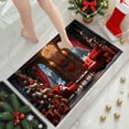 thumbnail image 2 of YZEGDCH Home Christmas Rug Ultra Soft Absorbent Bath Mat, Quick Dry Shaggy Floor Carpet for Tub Shower Bath Door Enterway, 2 of 6