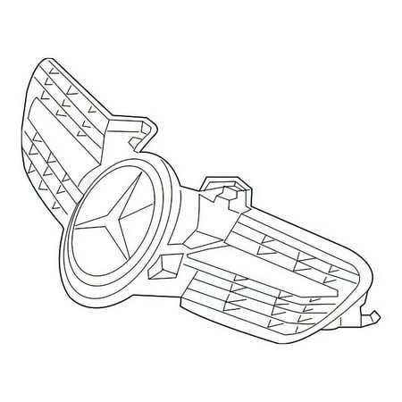 Genuine OE Mercedes-Benz Grille Assembly - 171-888-00-60