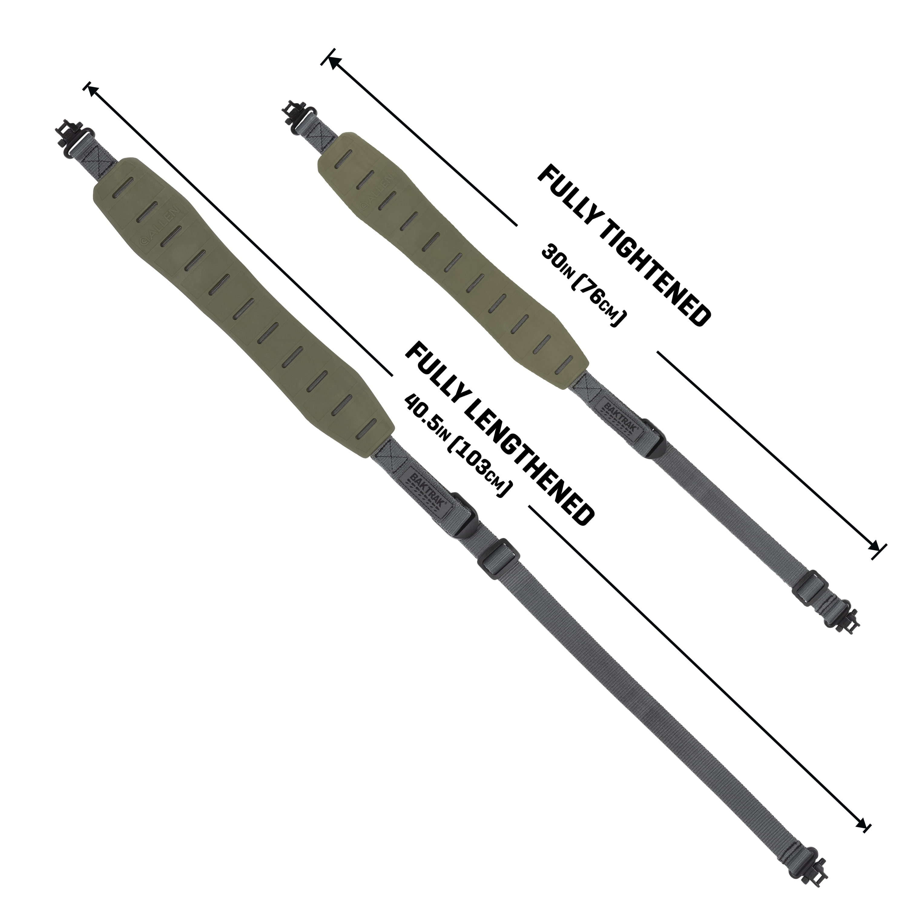 Klng Traction Molded Rubber Sling - Ranger Green