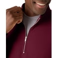 thumbnail image 5 of Hanes EcoSmart Men’s Fleece Quarter-Zip Pullover Maroon 2XL, 5 of 6