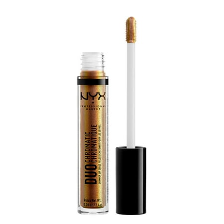 NYX Professional Makeup Duo Chromatic Lip Gloss, Cocktail Party