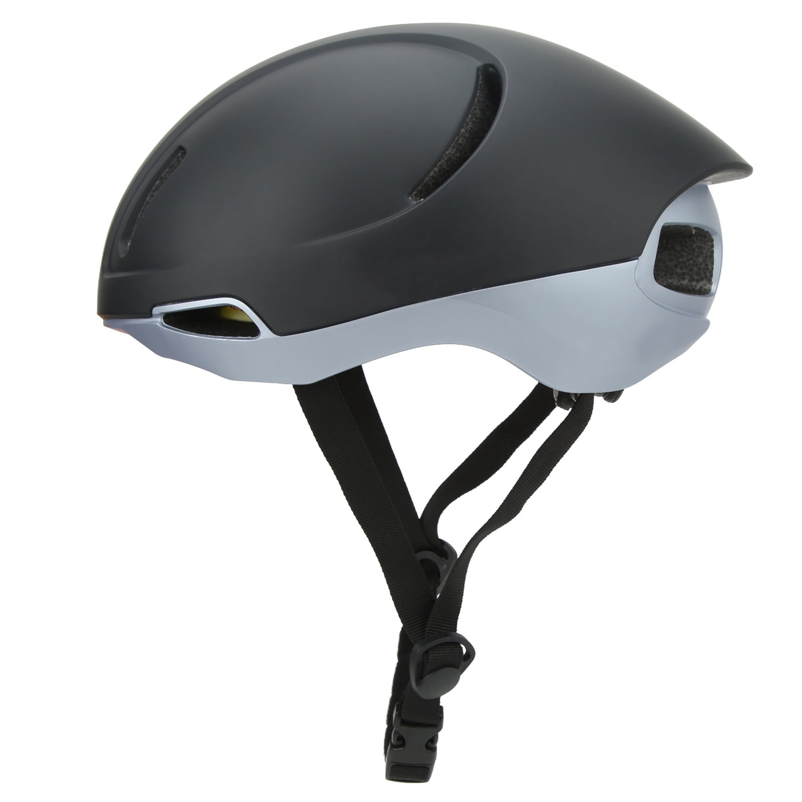 Bike Helmet PC Shell Adjustable Adult Cycling Helmet Comfortable Anti Impact Breathable for Road Riding Matte Black