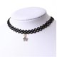 thumbnail image 3 of Gargantilla elástica, collar de estrella, gargantilla de tatuaje negro, collares para mujeres y niñas, collar minimalista de plástico, joyería Sincero Electrónica, 3 of 5