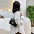 thumbnail image 3 of LHSHID Fashion Shoulder Crossbody Bag For Women Pu Leather Diamond Pattern Bag Female Designer Casual Solid Color Messenger Bag Purse, 3 of 6