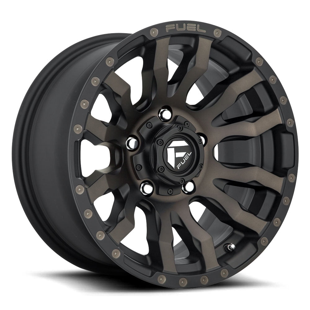 Fuel blitz 18x9 6x135 1et 87.10mm matte black double dark tint wheel