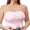 Light Pink, variant on Front Buckle Closure Posture Bandeau Bras for Women Plus Size No Underwire Seamless Strapless Bra Full Coverage Large Bust Comfort Bralettes White XL