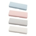 thumbnail image 4 of OAVQHLG3B Solid Color Pencil Case PP Frosted Stationery Box Multi-functional Storage Pencil Box Desktop Finishing Box Learning Stationery Gift, 4 of 6