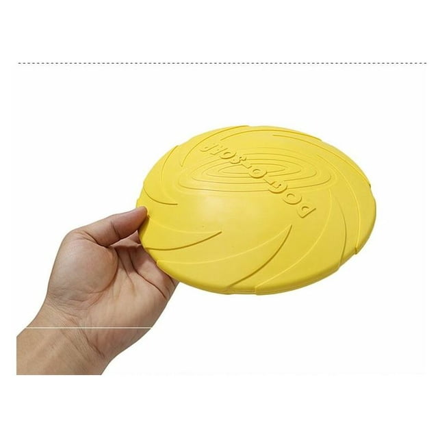 DECKON Frisbee para perros, 2 piezas de Frisbee para perros de juguete para juegos, deportes, actividad física y juegos al aire libre, para perros pequeños a medianos (L) Kuyhfg Bienvenido a Kuyhfg
