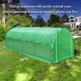thumbnail image 2 of Sunrise Outdoor Large Heavy Duty Walk-In Plant Gardening Greenhouse, 20'x10'x7', 2 of 9