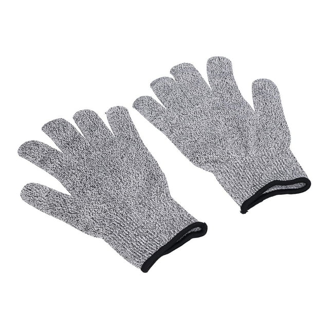 Guantes antideslizantes, 2 pares de guantes de seguridad resistentes a cortes. Suministros para exteriores optimizados para la excelencia.