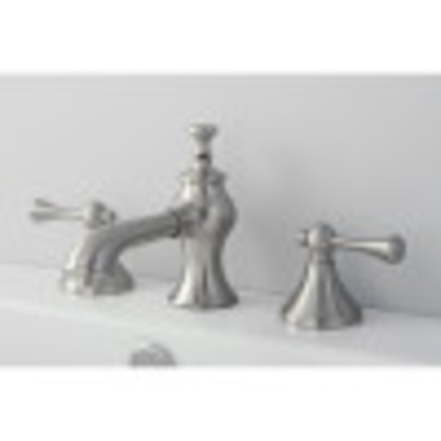 Kingston Brass KC7068BL 8 in. Widespread Bathroom Faucet, Brushed Nickel