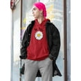 thumbnail image 2 of Be Free Heart Daisy Hoodie Women -Image by Shutterstock, Female x-Large, 2 of 4