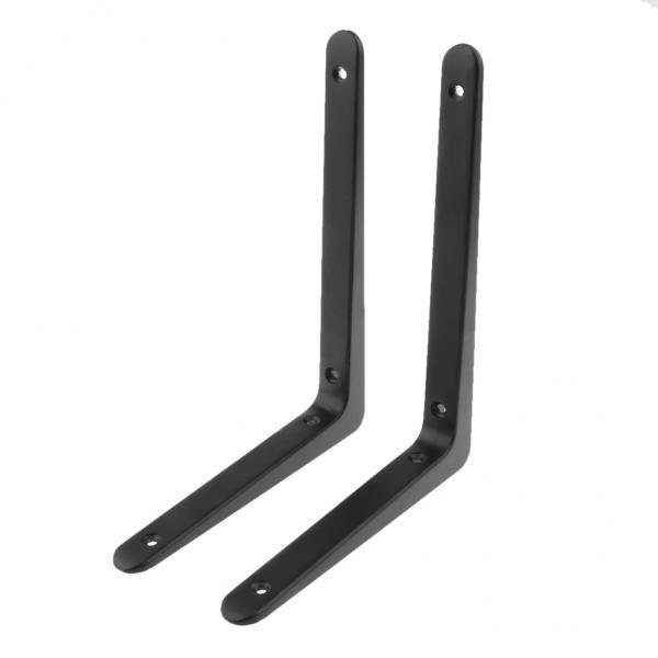 2x soporte de estante resistente para colgar en pared, muebles gruesos resistentes, pna, soporte de esquina, soportes de ángulo re Zulema Soporte de estante de pared