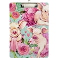 thumbnail image 2 of FMSHPON Cute Pig Clipboard Hardboard Wood Nursing Clip Board and Pull for Standard A4 Letter 13x9 inches, 2 of 8