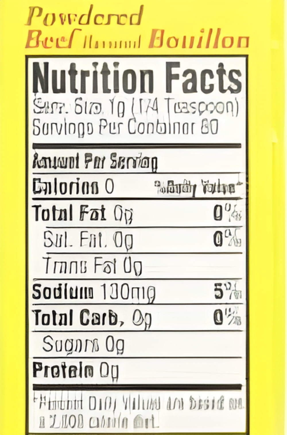 (3 pack) GOYA Powdered Beef Bouillon Reduced Sodium 2.82 Oz