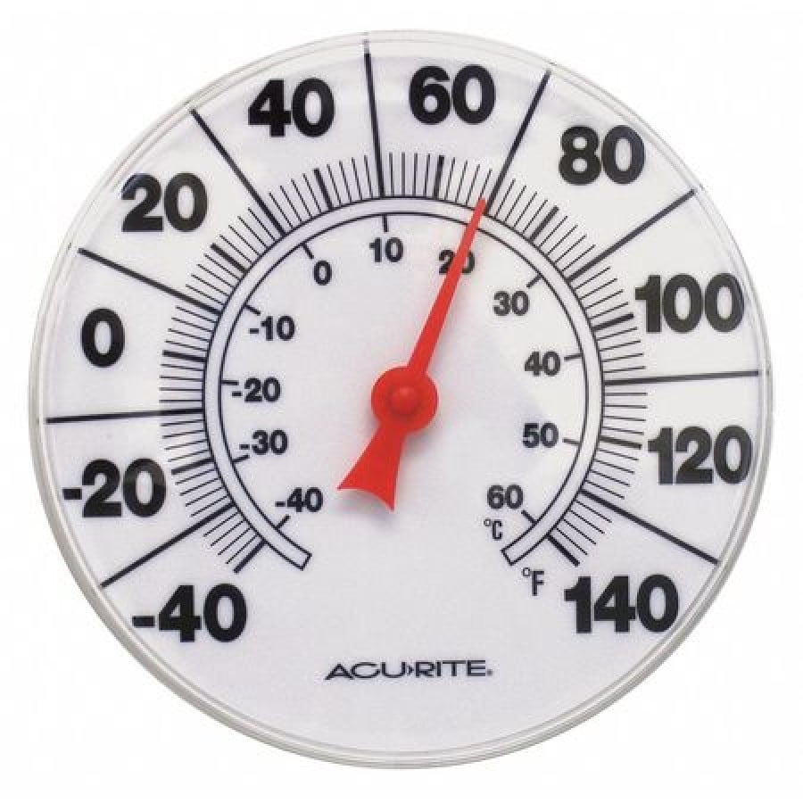 ACURITE 00353A1 Analog Thermometer,8" Dial Size