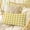 Yellow, variant on Blue White Plaid Throw Pillow Cover, Pillowcase Protectors with Zipper, Breathable Decorative Lumbar Pillow Case Cover, Gradient Geometric Buffalo Checkered Pillow Shams for Couch Sofa 16x24Inch