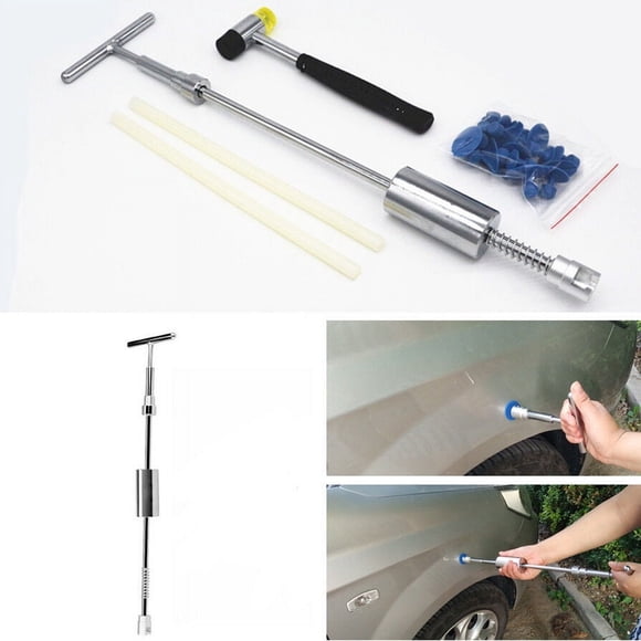 Car Pit Puller Slide Hammer Rubber Puller Hammer Paintless Dent Repair Tool -