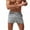 Grey, variant on Mens Swim Trunks With Liner Plus Size Breathable Trunks Pants Pockets Swimwear Beach Shorts Slim Wear