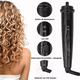 thumbnail image 4 of Plancha Rizadora Cabello 3 En 1 + guante Protector Peine Clip Negro, 4 of 5