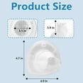 thumbnail image 5 of 4 Pack Replacement Filter Compatible with Black & Decker Power Tools VF110 Dustbuster Cordless Vacuum CHV1410L CHV9610 CHV1210 CHV1510 CHV1410 CHV1410B BDH2000L Part 90558113-01, 5 of 10