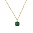 thumbnail image 4 of JSBAO, recién llegados, collar de cristal de 9 colores a la moda, collar de tuerca de Color dorado de acero inoxidable para mujer, el mejor regalo, 4 of 4