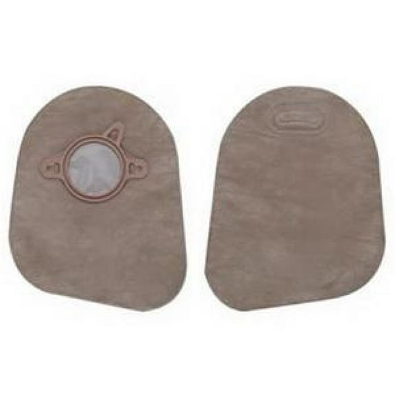 Hollister New Image Ostomy Pouch - Filter, Blue Code, 2.75 Inch Flange, 7 Inch Length (Mini), Beige, Closed End, 60 Count