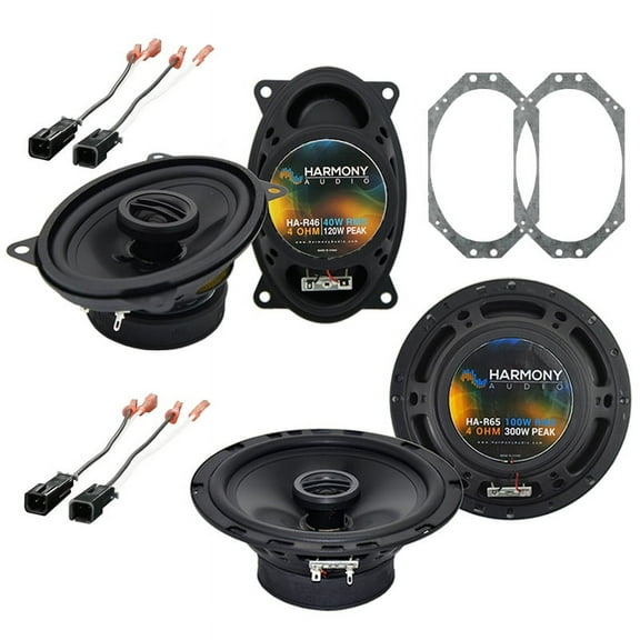 Jeep Wrangler 1997-2006 Factory Speaker Replacement Harmony R46 R65 Package