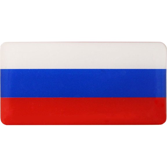 Russia Domed Sticker