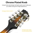 thumbnail image 3 of Mandolina Donner A Style Sunburst Caoba de 8 cuerdas con acceso, 3 of 8