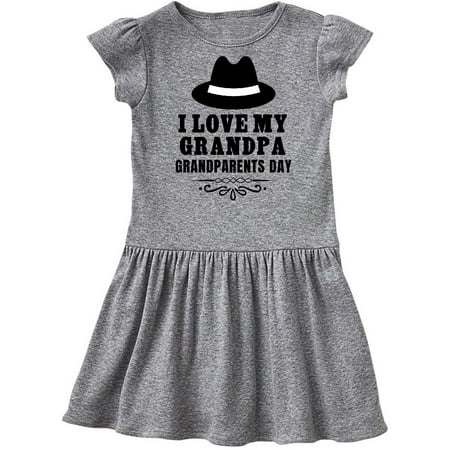 

Inktastic Grandparents Day I Love My Grandpa Gift Toddler Girl Dress
