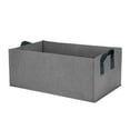 thumbnail image 2 of Fabric Grow Bags 10 Gallon, Rectangle Raised Garden Bed, Thickened Nonwoven Plant Pots with Handles, Durable Vegetable Planting Containers for Outdoor Gardening, Black, 2 of 4
