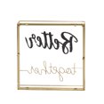 thumbnail image 6 of DecMode Better Together Glass Decorative Sign, 1-Piece, 6 of 7