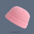 thumbnail image 2 of Unisex Fashion Warm Winter Casual Knitted Hat Solid Color All-match Hat, 2 of 9